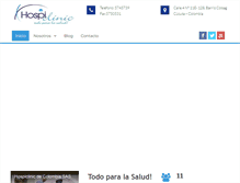 Tablet Screenshot of hospiclinicsas.com